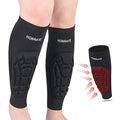 HOBRAVE Padded Calf Sleeve Shin Supports for Sports Pair - size: Small