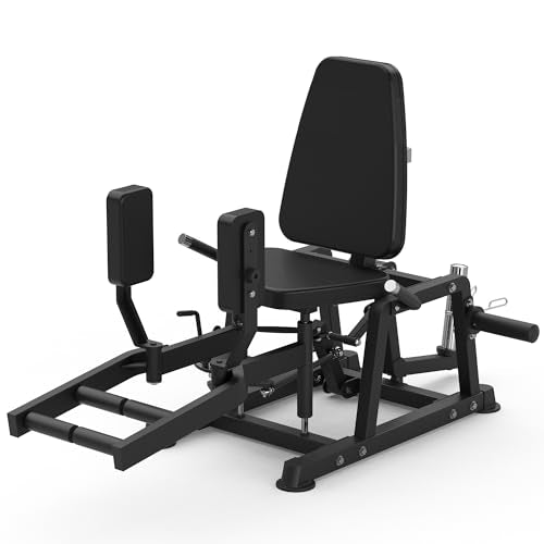 HVO Hip Abductor Machine,6-Level Adjustable,360°Rotating Pad,1600LBS - color: Black