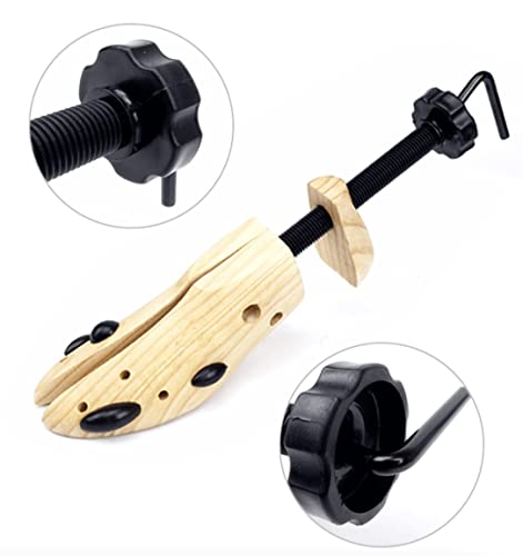 2 Way Shoe Stretchers for Men Women Large Size 9-14 Wide One Pair - Men Dress Shoes Stretcher 10 11 12 13 - XL Shoe Tree Stretcher for Men - Shoe Widener Stretcher for Women - Shoe Expanders Enlarger