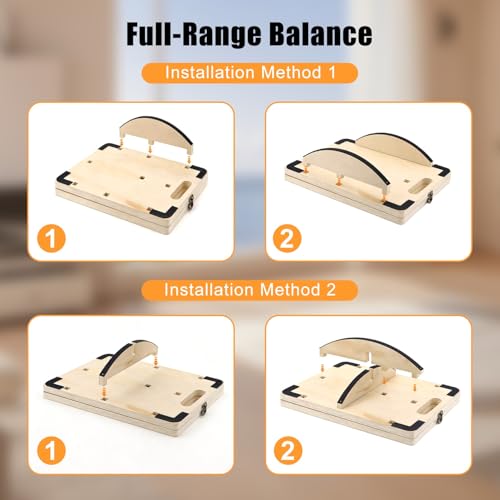3-in-1 Adjustable Wooden Slant Board for Calf Stretching