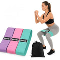 Resistance Bands for Women – Booty Bands Set of 3 with Carry Bag – Fabric Exercise Bands for Glutes, Legs & Hips – Light/Medium/Heavy – Bendz