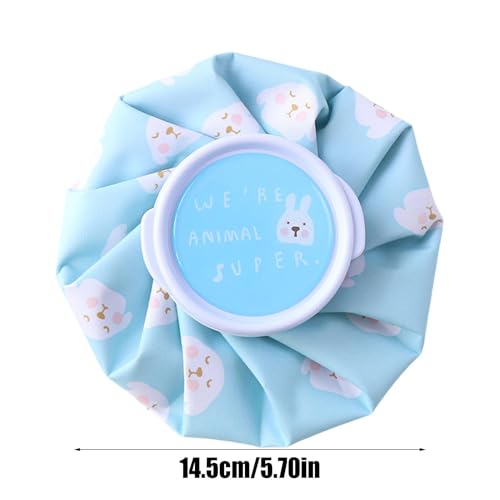Bag Ice Pack - Leakproof Ice Pack | Hot Water Bags for Knees | Forehead Ankles Ice Pack | Lightweight Ice Pack | Ice Cold Pack Reusable | Cold and Hot Hot Water Bag - color: Blue