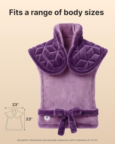 RENPHO Weighted Heating Pad for Neck, Shoulders & Back, Christmas Gift - color: Violet