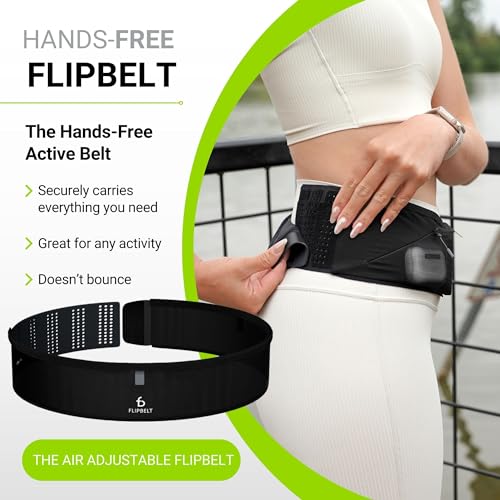 FlipBelt Air Adjustable - Black - XSM - color: Jet Black, size: Medium to X-Large