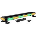 WOWTOU Roof Top Flashing 56 LED Amber Green Emergency Strobe Light Bar - color: Amber / Green