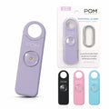 POM Personal Safety Alarm for Women – 130dB Loud Emergency Siren, USB-C Rechargeable with Bright LED Flashlight, Portable Keychain Design for Self Defense, Purse, Backpack & Travel (Lavender) - color: Lavender