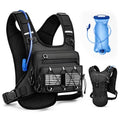 Running Vest Water Backpack with 2L Leak-Proof Bladder for Men & Women - color: Black