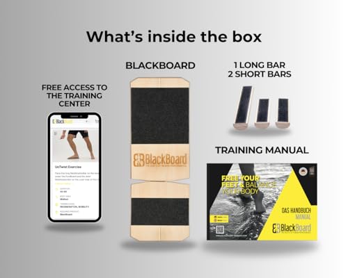 BlackBoard® Foot Trainer | Axis Board & Ankle Balance Board + PT Workshop