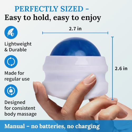 Lymphatic Drainage Massager, Fibro Roller Ball for Post Surgery Recovery