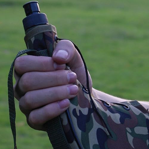Water Kettle For Camping Oxford Cloth Canteens Water Bottle For Running Backpacking Convenient Outdoor Drinkware