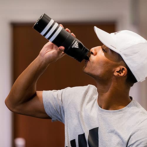 adidas 750 ML (28 oz) Stadium Refillable Plastic Sport Water Bottle - color: Scarlet