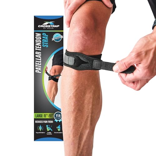 Stabilizing Patella Knee Strap | Patella Tendon Brace for Running, Cycling, Hiking, and Sports | Pain Relief and Support, Knee Stabilizer Brace For Exercise - size: 1 Strap (Large)