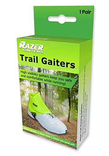 Reflective Running Gear for Women and Men (Large Trail Running Gaiters)