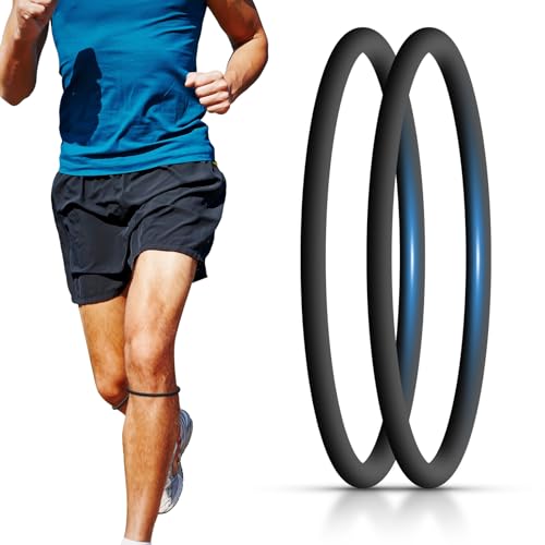 2 Pcs Patellar Tendon Support Strap, Knee Band for Knee Pain Relief, Patella Bands for Basketball, Running, Tennis, Soccer and Hiking, Silicone Knee Brace for Women and Men, Includes Storage Bag