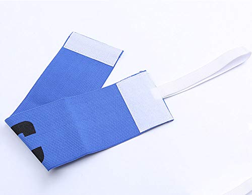 6 Pieces Elastic Soccer Captain Armband Adjustable Football Basketball Player Bands for Adult Youth - color: 6 Colors