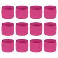 Soccer Captain Armband Elastic Wrist Arm Bands Adjustable Player Team Leader Anti-Slip Badge Sports Accessories - color: Hot Pink