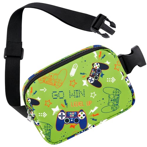 WAWSAM Fanny Pack Kids Belt Bag, Game Crossbody Bag with Adjustable Belt - color: Game