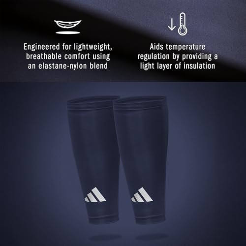 adidas Compression Calf Sleeve - color: Navy, size: Small-Medium
