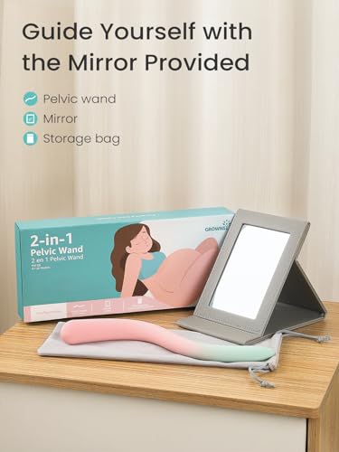 GROWNSY Perineal Massage Tool & Pelvic Wand for Pregnancy Labor Prep - color: Green