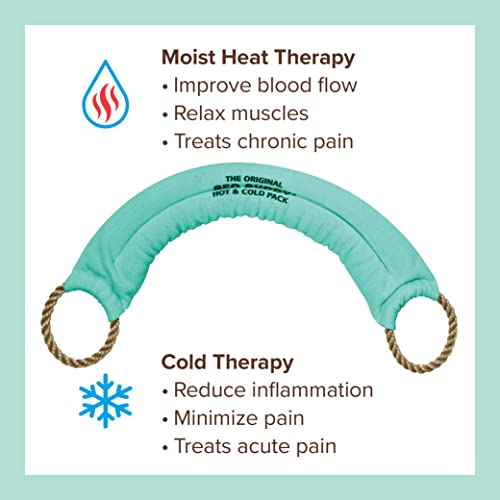 Bed Buddy Aromatherapy Heat Pad and Cooling Neck Wrap - Microwave Heating Pad for Sore Muscles - Cold Wrap Pack for Aches and Pain, Eucalyptus Scent