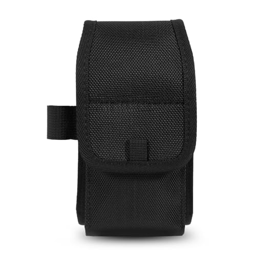KENOBE Belt EDC Pouch, 5-Pocket Cell Phone/Tool Holder, Black - color: Black