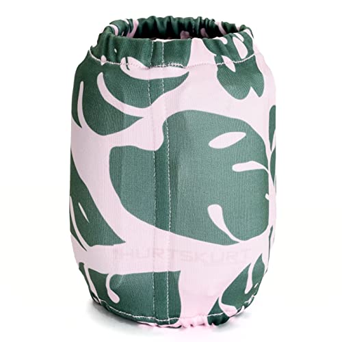 HurtSkurt® Premium Ice Therapy Sleeve – Island Palm Small – Stretch-Fit Wearable Cold Compression Wrap for Knee, Leg, Elbow & Ankle Recovery, Durable, Machine Washable, Stays Cold Longer - color: Island Palm, size: Small
