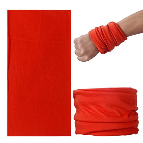 12-30 Pieces Neck Gaiters Scarf Head Wrap Headwear Balaclava Face Mask Sun Bandanas for Women Men Running,Cycling,Fishing - color: 12 Mixed Colors