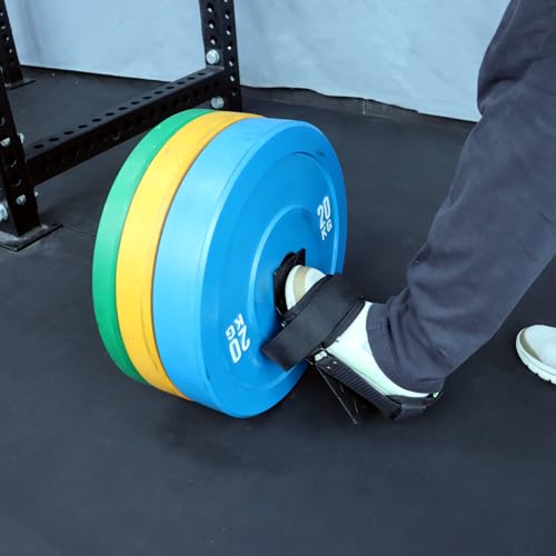 Tib Bar Tibia Dorsi Calf Raise Machine with Straps Fits 2" Weight Plates