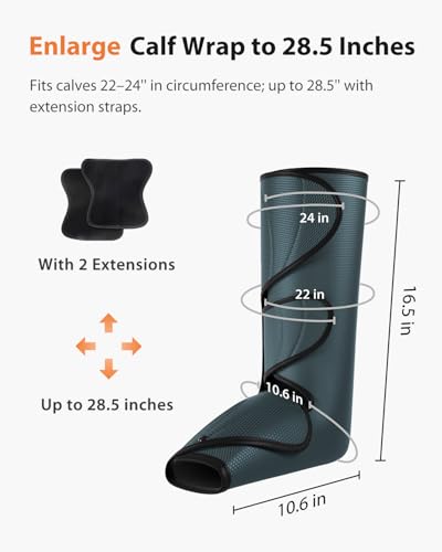 CINCOM Leg Massager with Heat and Air Compression FSA - HSA - style: Warm
