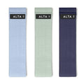 ALTA Booty Bands for Women, Non-Slip Fabric Resistance Bands for Working - color: Seaside
