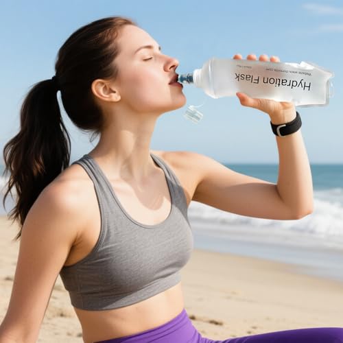GUYI GYGYL Soft Flask, Collapsible Water Bottle for Sports, 250ml White - color: 250ml White