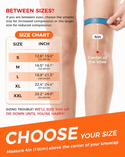 Upgraded Knee Brace for Women and Men,Knee Support with Side Stabilizers-XL - size: X-Large
