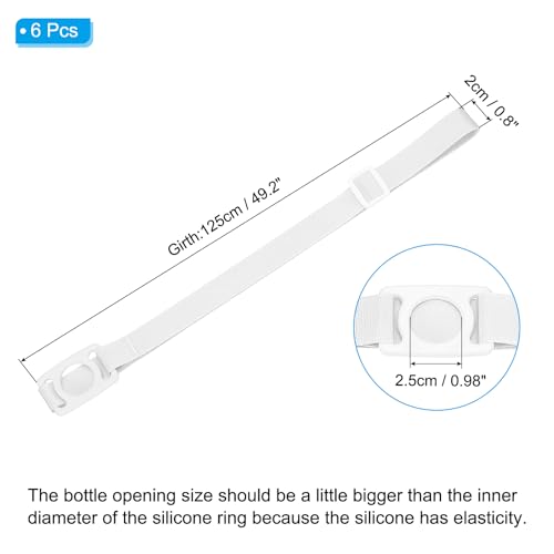 PATIKIL Water Bottle Lanyard - color: White
