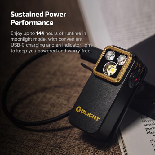 OLIGHT Oclip Pro S Rechargeable EDC Clip-on Flashlight, Black - color: Black