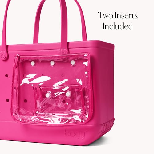 BOGG BAG Original Large Tote – 19” x 14” x 9” – Essential Bags for Beach, Pool, Boat, Sports, Tailgating, Cruise - color: Haute Pink