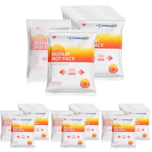PrimaCare PHP-45 Instant Heat Pack for Emergency Heat Therapy, 4" x 5", 24 Count (Pack of 4) - size: (Pack of 4)