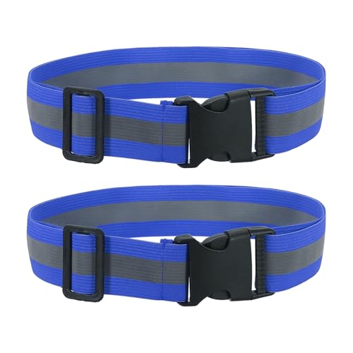 Reflective Safety Belt Adjustable - color: Bright Blue