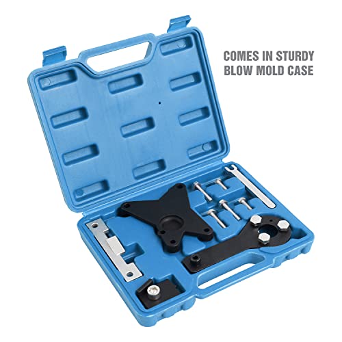 OEMTOOLS 27408 Timing Tool Set for 1.2L and 1.4L 8V Engines, Compatible with Fiat and Ford, Timing Tool Kit with Belt Tensioner Tool, Camshaft Pulley Holder, Crankshaft Kit, Small Engine Tools Set