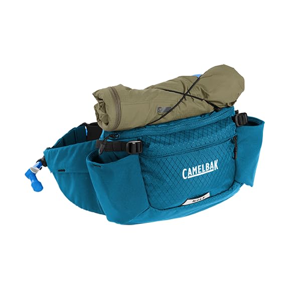 CamelBak M.U.L.E. 5 Mountain Bike Gravel Waist Belt Hydration Pack - color: Moroccan Blue