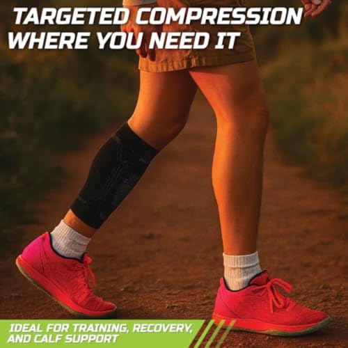 Green Drop Herb-Infused Compression Elbow & Calf Sleeve for Men & Women - size: Small / Medium