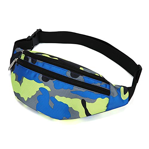 Fanny Pack for Men & Women, Fashion Waterproof Waist Packs with Adjustable Belt, Casual Bag Bum Bags for Travel Sports Running. - color: M-Light Yellow