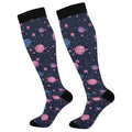 Wusikd Cute Penguin Compression Socks for Women and Men Circulation Long Socks for Athletic Running 1 - color: Multi 25