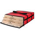 Insulated Pizza Delivery Bag for Carry Hot, 20" x 20" x 6", Red, 1Pk - color: Red, size: 20 x 20 x 6 inches