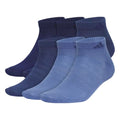 adidas Men's Superlite Low Cut Ankle Socks 6 Pairs - color: Dark Blue/Tech Indigo Blue/Crew Blue/3, size: Medium