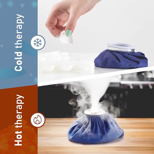 Ice Bags Set of 3 with Straps, Reusable Hot & Cold Packs