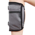 Practical Phone Leg Straps, Running Armband Sleeve Phone Holder with Adjustable Strap for Sports Exercise Workout - color: Gray