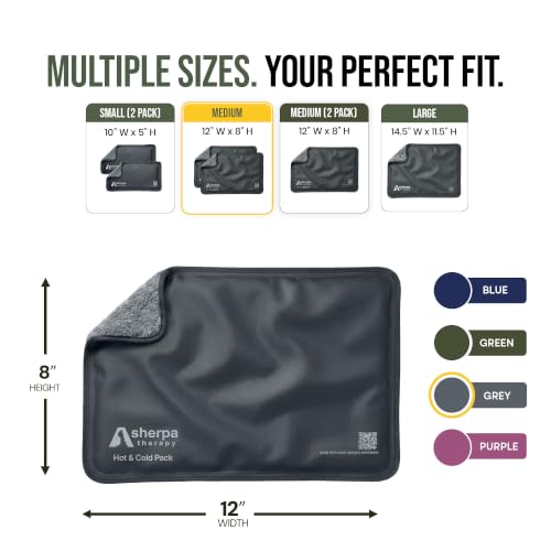 Flexible Hot and Cold Gel Pack Medium 8" x 12" - size: Medium, style: Grey