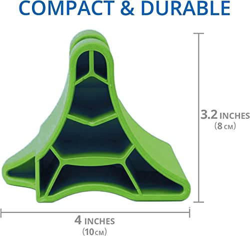 Occipital Release Tool, Portable Suboccipital Release Device Myofascial Relaxation Tool, Handheld Trigger Point Massager for Neck, Shoulder & Back Pain Relief, Tension Headache Relief Device (Green) - color: Green