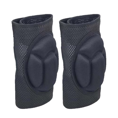 Garden Knee Pads for Women Men, Breathable & Elastic Straps, Black L,1 Pair - color: Black, size: Large