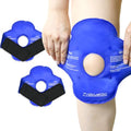 Knee Ice Pack for Injuries Gel Reusable Hot Cold Therapy Compression Wraps for Pain Relief Arthritis Meniscus Tear Surgery Recovery Sprains Swelling Cooling Knees Brace for Women Men Girls Boys